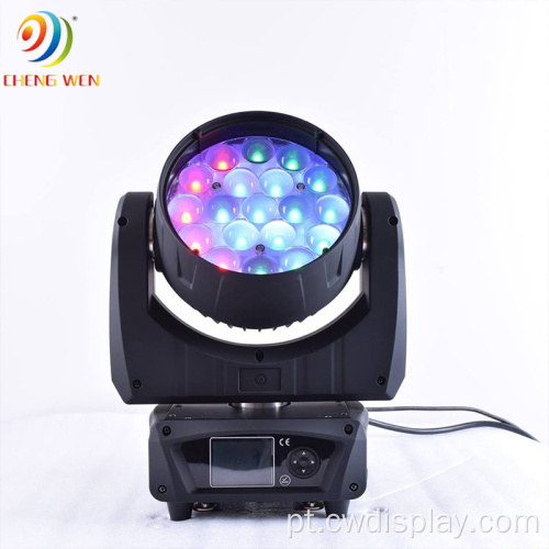 19x15W LED ZOOM LAVA DE MOVIMENTO FASE FASE